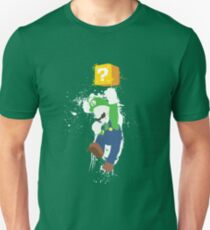 Luigi Paint Splatter Shirt Unisex T-Shirt
