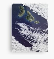 Jurassic Park Satellite Metal Print