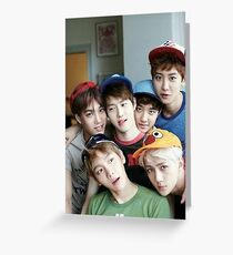 EXO-K (EXO) Grußkarte