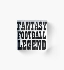 Bloque acrílico FÚTBOL DE FANTASÍA