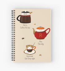 The Golden Tea-o Spiral Notebook