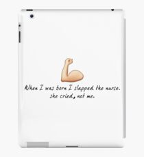 I did not cry iPad Case/Skin