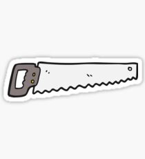 cartoon saw Sticker
