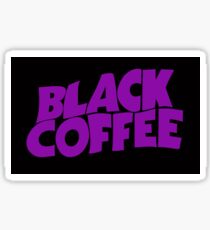 Black Coffee Sticker
