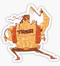 Nunchucks or Nothing Sticker