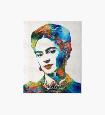 Frida Kahlo Art - Viva La Frida - By Sharon Cummings Art Board