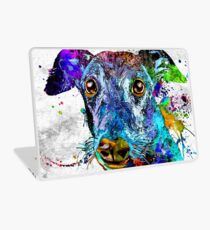 Greyhound Grunge Laptop Skin
