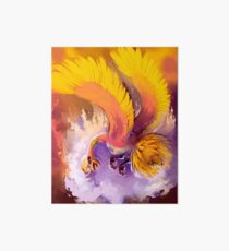 Ho-oh Pokémon Gold Art Board