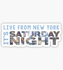 Saturday Night Live (SNL) Skyline Print Sticker