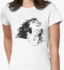 Joe Cocker at Woodstock 1969 Women's Fitted T-Shirt