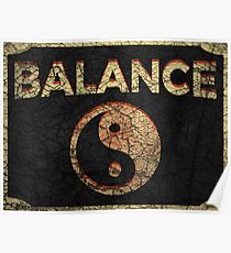 Yin Yang Balance Poster