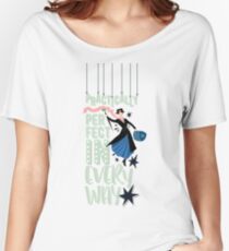 Camiseta ancha para mujer Mary Poppins