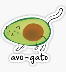 Pegatina Avo-gato