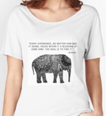 Buddha Wisdom Elephant Loose Fit T-Shirt