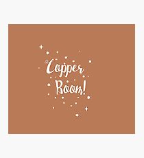 Copper Boom! Photographic Print