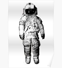 Deja Endetu Astronaut Poster