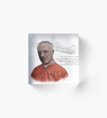 Liverpool Manager Bill Shankly & Quote Acrylic Block