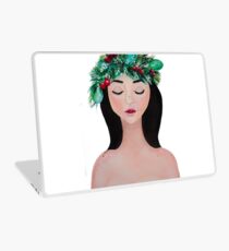Laurel - christmas wreath crown Laptop Skin