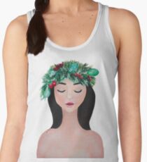 Laurel - christmas wreath crown Women's Tank Top