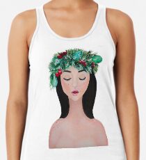 Laurel - christmas wreath crown Women's Tank Top