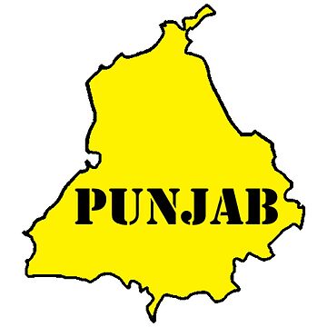 Punjab map hi-res stock photography and images - Alamy