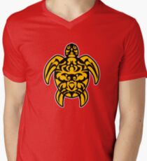 maori turtle turtle tribal tattoo Men's V-Neck T-Shirt