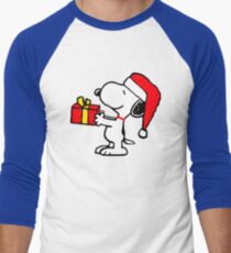 Christmas gift from snoopy Men's Baseball ¾ T-Shirt