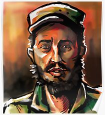 Brush Paint Fidel Poster