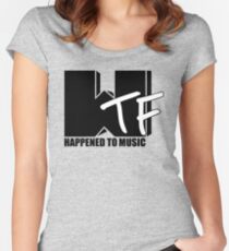 WTF Happened To Music Solid Women's Fitted Scoop T-Shirt