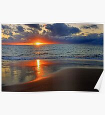 Sunset At Point Peron Poster