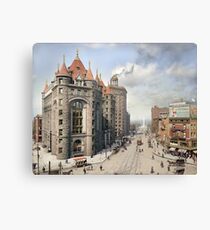 Niagara Street, Buffalo, 1908 Canvas Print