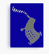 Dr Who - Dancing Dalek (Supinate!) Canvas Print