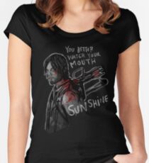 You Better Watch Your Mouth Women's Fitted Scoop T-Shirt