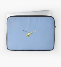 Yellow R44 Helicopter Laptop Sleeve
