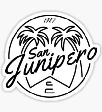 Black Mirror San Junipero Light Sticker