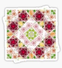 8 Fractalflame Roses Sticker