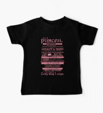 I Am a Princess (version 2) Baby Tee