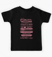 Ich bin eine Prinzessin (Version 2) Kinder T-Shirt