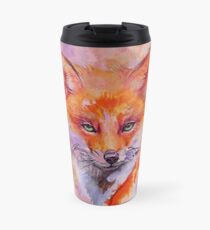 Watercolor colorful Fox Thermosbecher