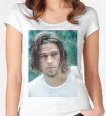 brad pitt true romance Women's Fitted Scoop T-Shirt
