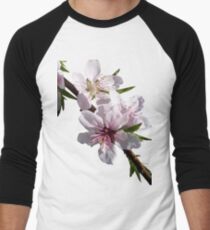 Peach Blossoms Men's Baseball ¾ T-Shirt