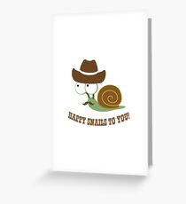 Happy Snails to You! Greeting Card