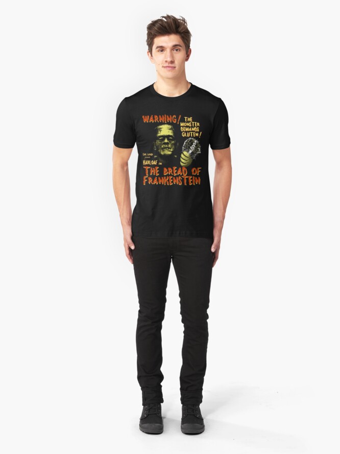 Alternate view of The Bread of Frankenstein Slim Fit T-Shirt