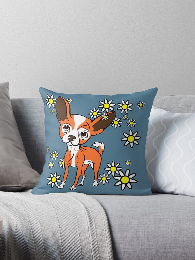 chihuahua throw pillows