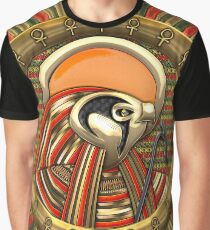 Egyptian Falcon Sun God Ra Graphic T-Shirt