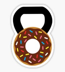 Kettlebell Donut Sticker