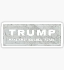 Marble Trump sticker Sticker
