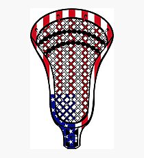 Lámina fotográfica Bandera de la cabeza de Lacrosse