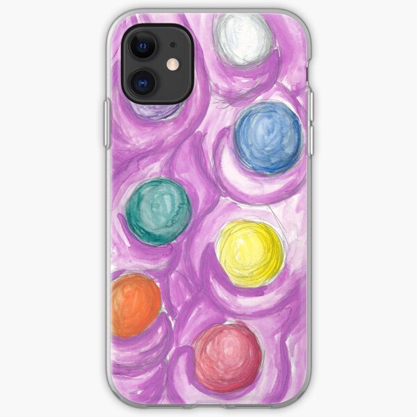 Flow (Soft Circles) iPhone Soft Case