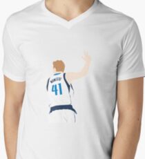 Dirk Nowitzki Men's V-Neck T-Shirt
